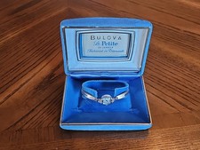 Usado, RELÓGIO VINTAGE BULOVA 23J LA PETITE OURO LAMINADO 10K COM 2 DIAMANTES E CAIXA ORIGINAL comprar usado  Enviando para Brazil