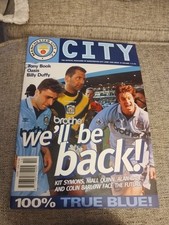 Manchester city magazine for sale  SHEFFIELD