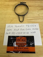 1976 Yamaha YZ125X Suporte de Cabo de Garfo Frontal OEM Peça # 583-23318-00-00 Usado comprar usado  Enviando para Brazil