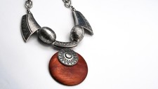 Boho wood disc for sale  BRAINTREE