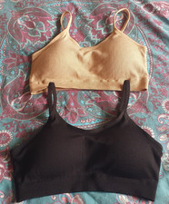 Padded ribbed bralettes for sale  IVYBRIDGE
