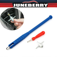 Herramienta de reparación removedor de instalación de vástago de válvula de neumático 3 piezas extractor enchufe coche camión cor* segunda mano  Embacar hacia Mexico