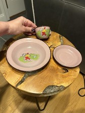 Usado, Conjunto de louça vintage de esmalte pintado à mão - Alemanha comprar usado  Enviando para Brazil