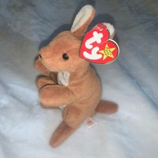 Usado, TY Original Beanie Baby 1996 Bolsa Canguru Pequena 7 em Bolsa de Feijão Animal de Pelúcia comprar usado  Enviando para Brazil