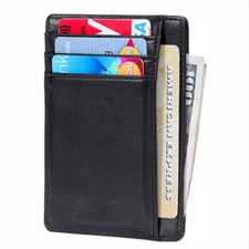 Leather minimalist credit for sale  Wixom