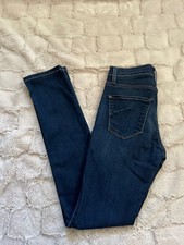 Jeans Fit Quality Trust James feito nos EUA número CA: 19371 tamanho 26 azul escuro magro comprar usado  Enviando para Brazil