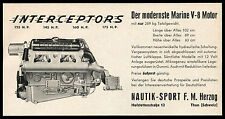 Werbung 1956 interceptors gebraucht kaufen  Hamburg