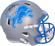 Réplica capacete Jared Goff Detroit Lions assinado 2024 velocidade comprar usado  Enviando para Brazil