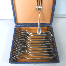 Fourchettes gateau inox d'occasion  Vif