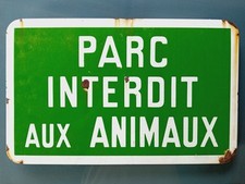 Ancienne plaque émaillée d'occasion  France