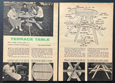 Terrace table attached for sale  Shipping to Ireland