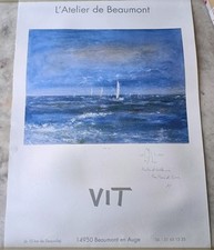 Affiche antoine vit d'occasion  Carqueiranne