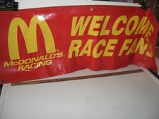 Mcdonalds racing banner for sale  La Habra