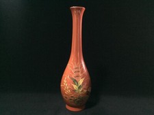 N1695 / Madeira / Vaso de flores CABINE / OUCHI LACA / Vintage japonês comprar usado  Enviando para Brazil