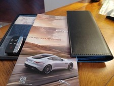 2017 F-TYPE Jaguar Manual do Proprietário mais Guia de Início Rápido, Estojo de Couro e Fob comprar usado  Enviando para Brazil