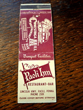 Matchbook Vintage: Paoli Inn / Conestoga Mill, Bryn Mawr, PA comprar usado  Enviando para Brazil