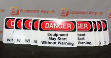 Danger equipment may for sale  Rosedale