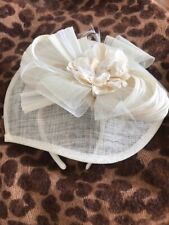 Ivory flower fascinator for sale  FARNBOROUGH