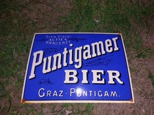 Punitgamer bier emailschild gebraucht kaufen  Hirschfelde