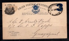 Peru 1890 intero usato  Bitonto