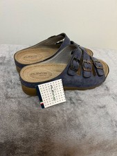 Sandálias femininas Flexus azul marinho camurça tamanho 37, usado comprar usado  Enviando para Brazil