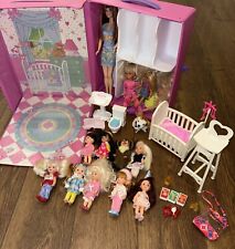 Vintage 1996 Kelly Baby Sister Of Barbie Boneca Rosa Estojo de Armazenamento Conjunto de Jogo Berçário comprar usado  Enviando para Brazil