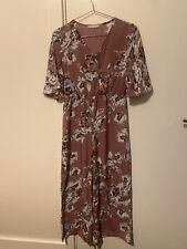 Dusky pink floral for sale  DEWSBURY