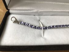 Sterling silver tanzanite for sale  LEEDS