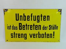 Riginal emailschild unbefugten gebraucht kaufen  Deutschland