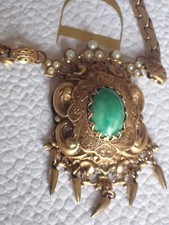Collier ancien plaqué usato  Spedire a Italy