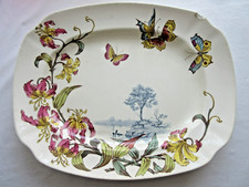 Grand plat polychrome d'occasion  Bonneuil-Matours