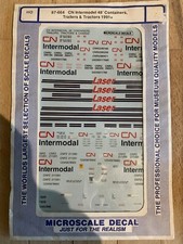 Microscale decals scale for sale  ROSLIN