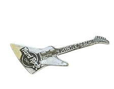 Usado, MYRTLE BEACH PRATA ESTERLINA ESTAMPADA GUITARRA EXPLORADORA Hard Rock Cafe PIN comprar usado  Enviando para Brazil