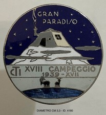 GRAN PARADISO TOURING CLUB ITALIANO XVIII° CAMPEGGIO A.XVII° 1939 DIST. REGNO comprar usado  Enviando para Brazil