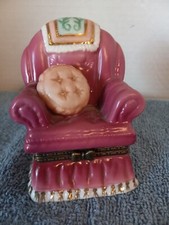 Overstuffed chair trinket for sale  Glasgow