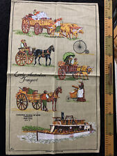 Toalha de chá vintage de algodão/linho transporte australiano precoce Cawarral School of Art comprar usado  Enviando para Brazil