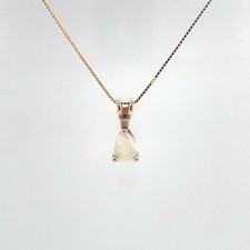 Usado, Colar de ouro amarelo 14K com pingente de opala comprar usado  Enviando para Brazil