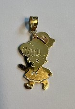 Pingente de ouro amarelo 14K para meninas comprar usado  Enviando para Brazil