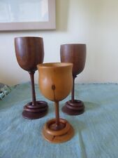 Three turned wooden for sale  CARNFORTH