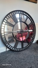 Mirror clock large for sale  COLNE