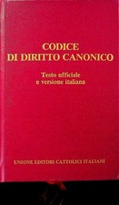Codice diritto canonico usato Codice diritto canonico usato  Italia