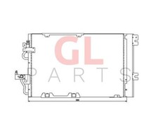 Condensador de ar condicionado radiador ar condicionado PARA OPEL ASTRA H A04 2003-2007 1850056 comprar usado  Enviando para Brazil