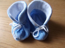 Blaue babyschuhchen neugeboren gebraucht kaufen  Hattersheim