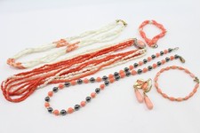 Coral jewellery necklace for sale  LEEDS