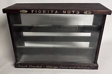 Vintage Fiorita Nuts Caixa de Madeira Vidro Loja Frontal Varejo Balcão Vitrine comprar usado  Enviando para Brazil