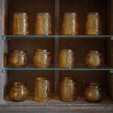 Amber glass jar for sale  Fort Lauderdale