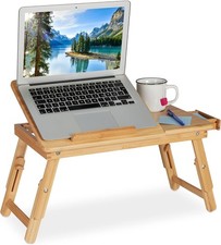 Używany, Stojak na stół i laptopa Relaxdays 10036713, czarny na sprzedaż  PL