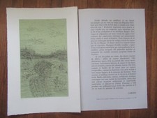 Lithographie carzou 56x38cm.su d'occasion  Saint-Girons