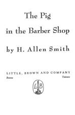 Pig barber shop. for sale  ROSSENDALE