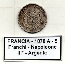 1870 franchi napoleone usato  Trento